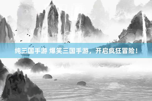 纯三国手游 爆笑三国手游，开启疯狂冒险！